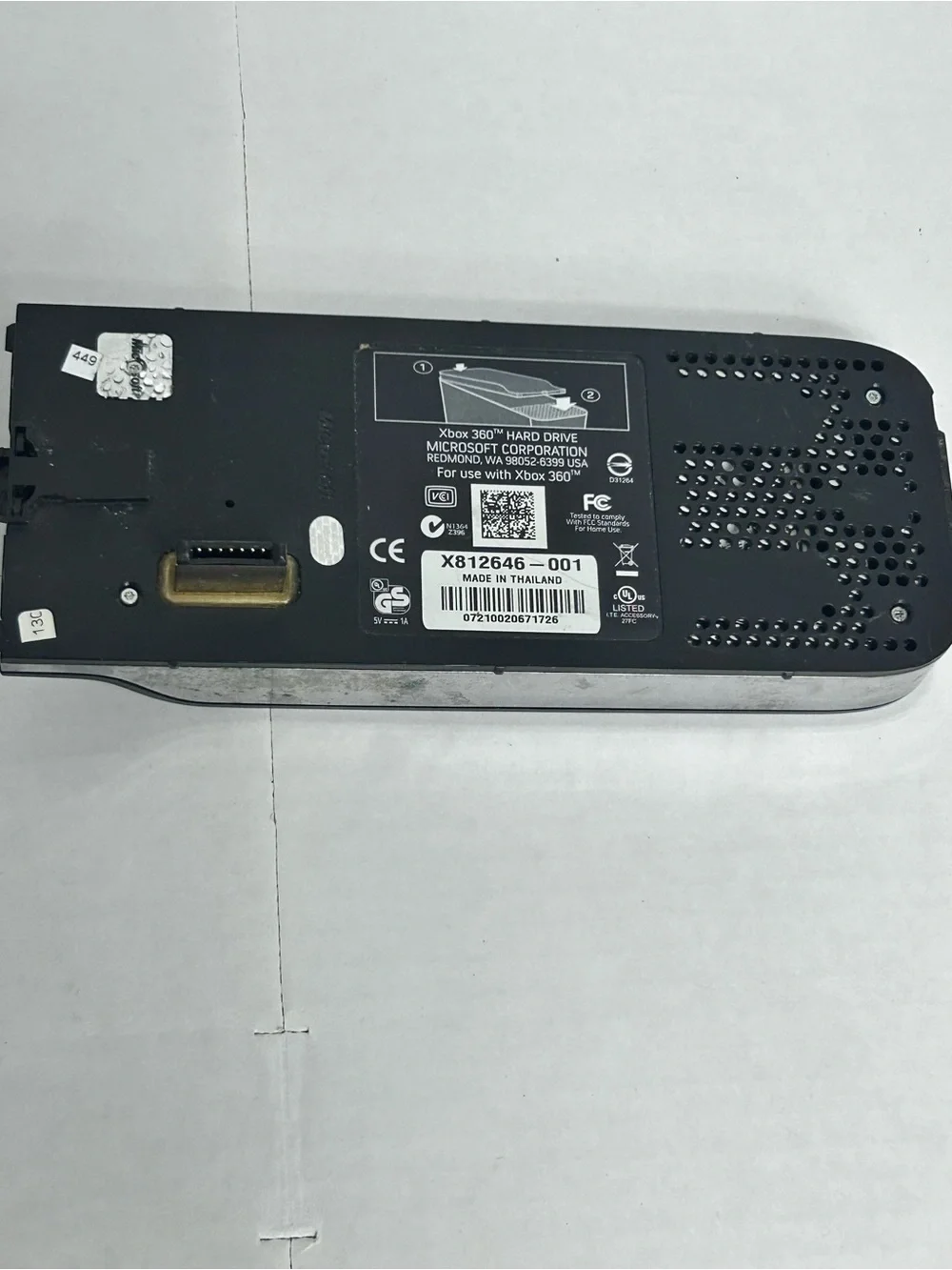 Microsoft 120GB HDD Expansion Module - Black and Silver